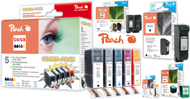 Peach Tintenpatronen